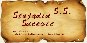 Stojadin Šućević vizit kartica